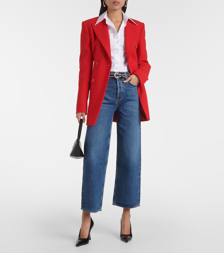 Ren high-rise cropped straight jeans