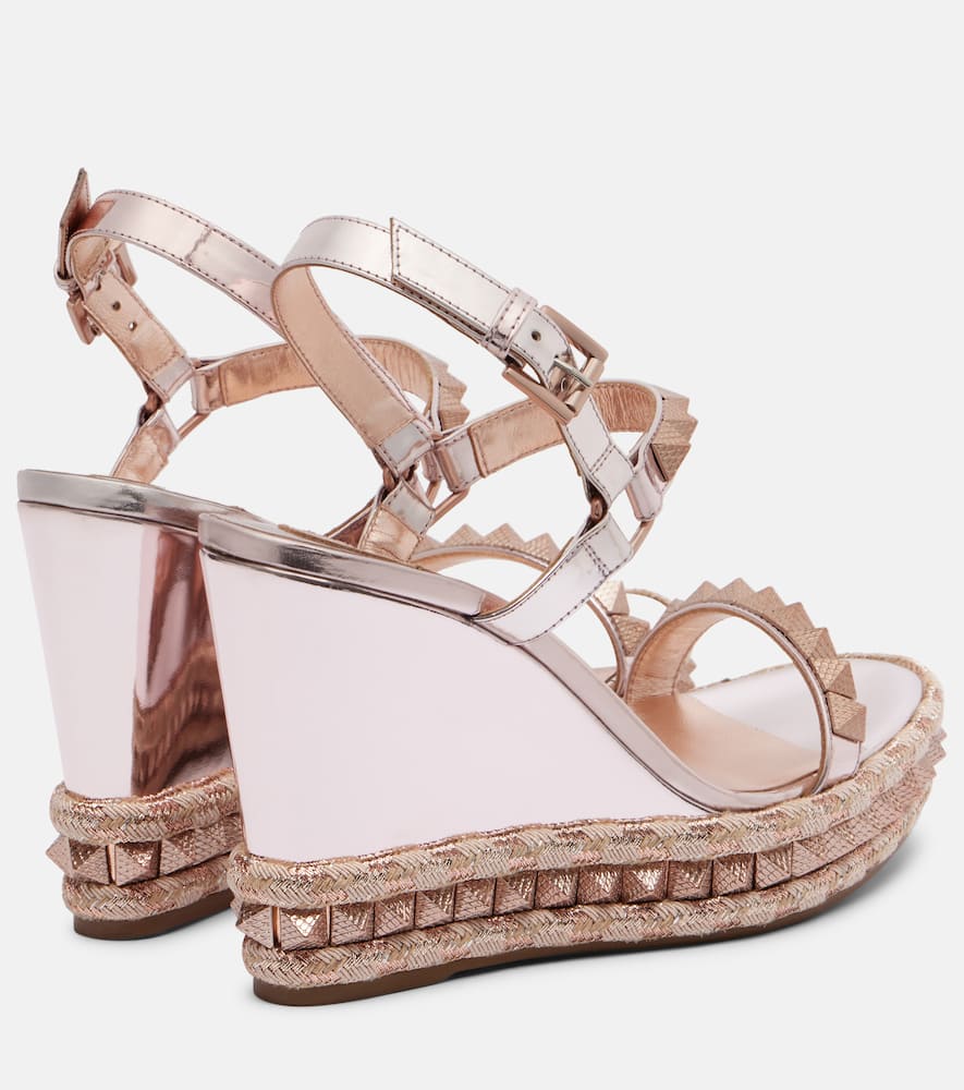 Pyraclou 100 leather espadrille sandals
