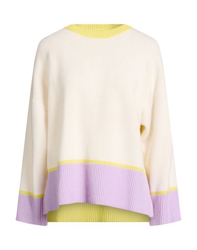 Woman Sweater Cream Size 6 Cashmere