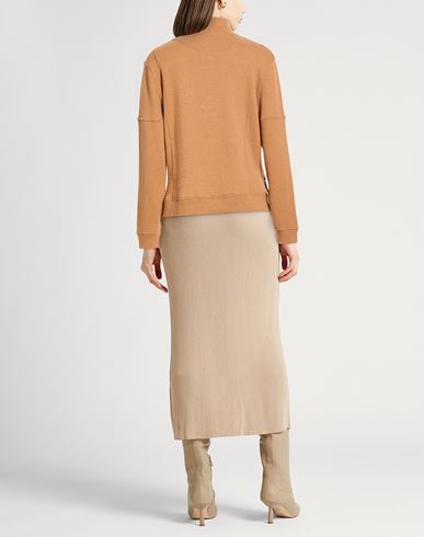 Woman Turtleneck Camel Size XS Cashmere, Viscose, Linen, Wool