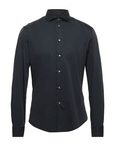 Man Shirt Black Size 15 ½ Cotton, Polyamide, Elastane