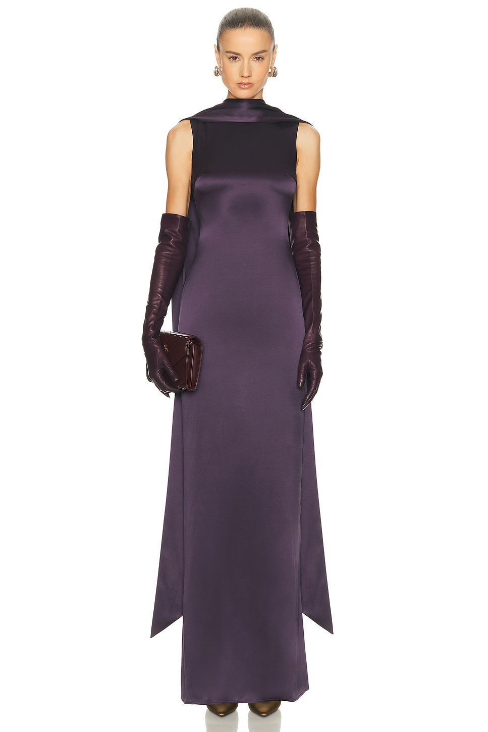 SRG Harley Dress in Dark Plum. L also in M, S, XL