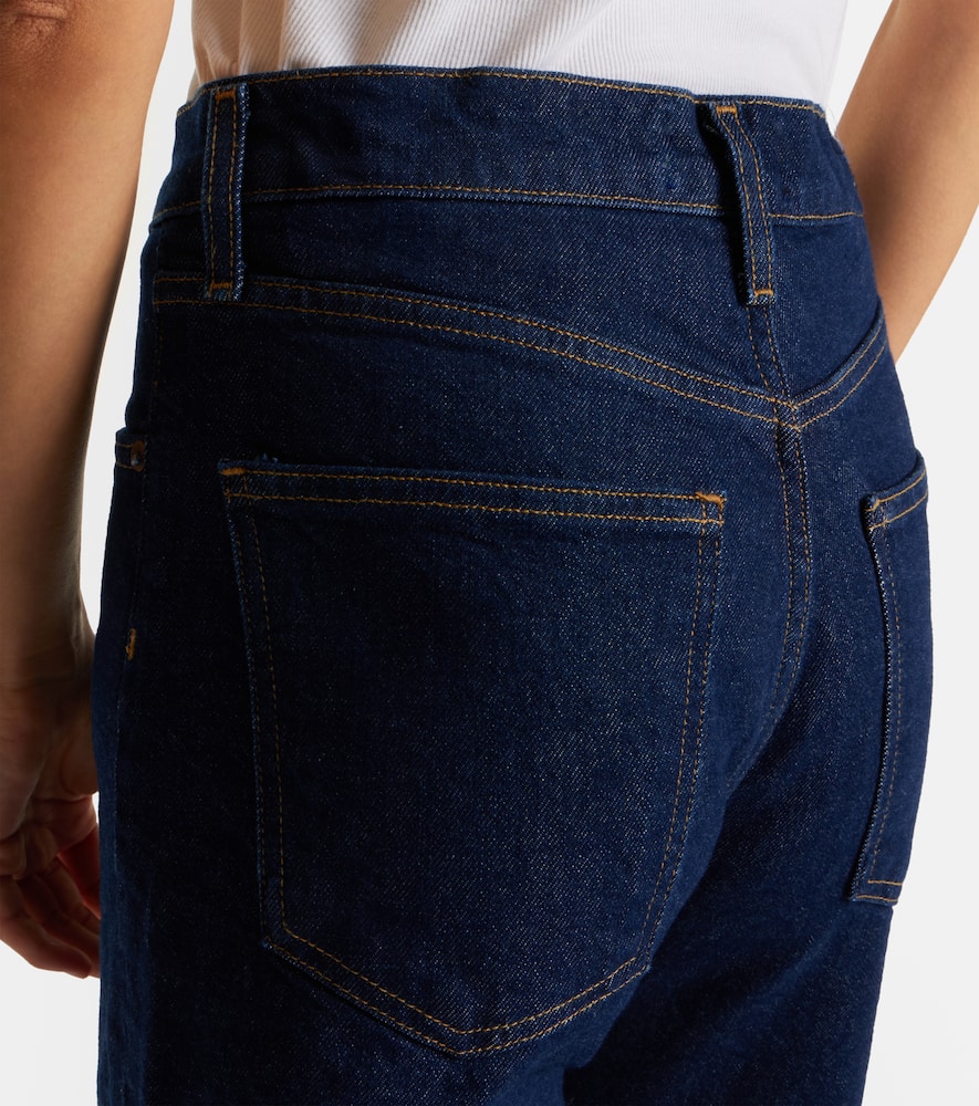 Harper mid-rise straight jeans