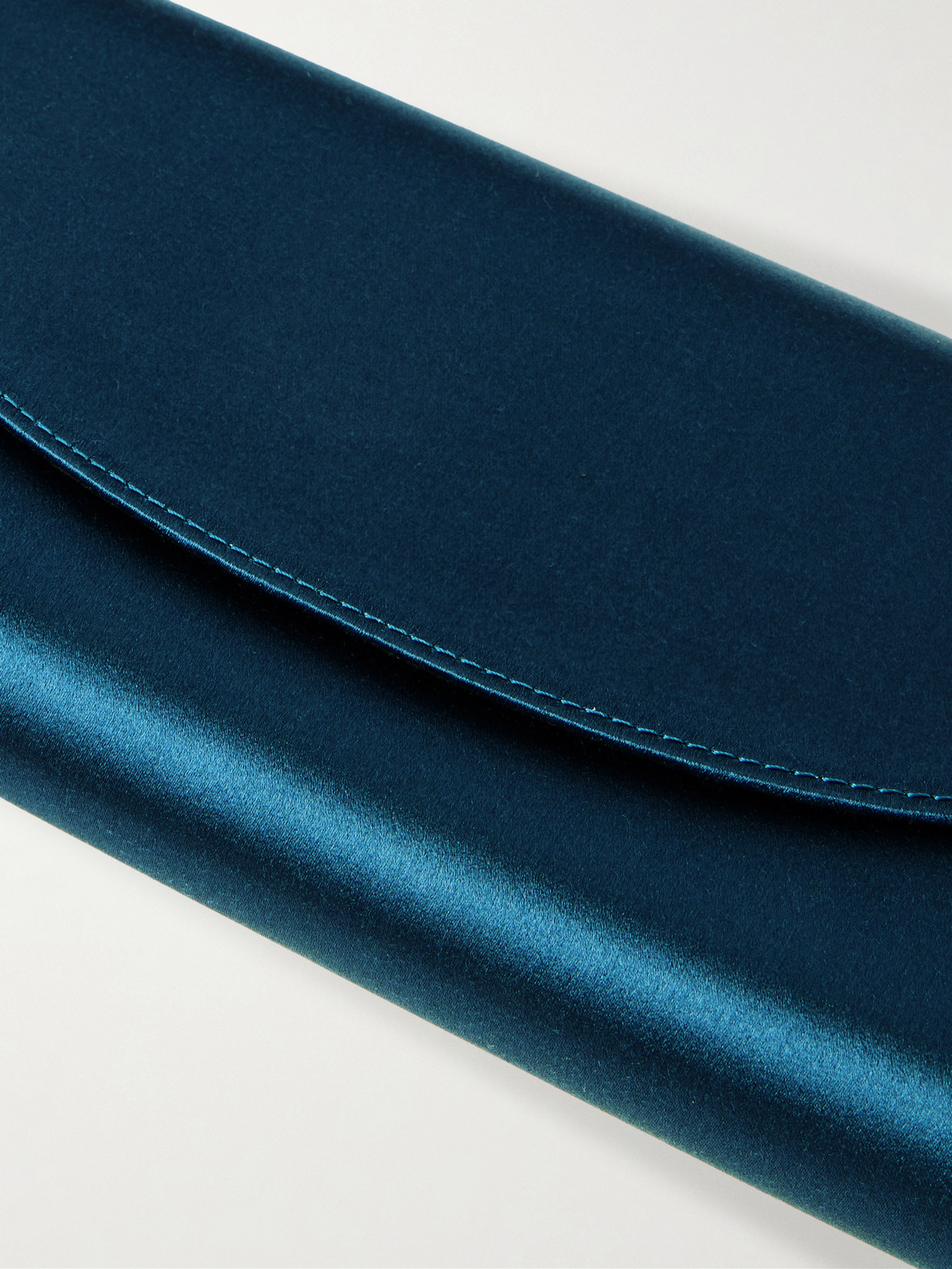Opera Satin Clutch - Blue