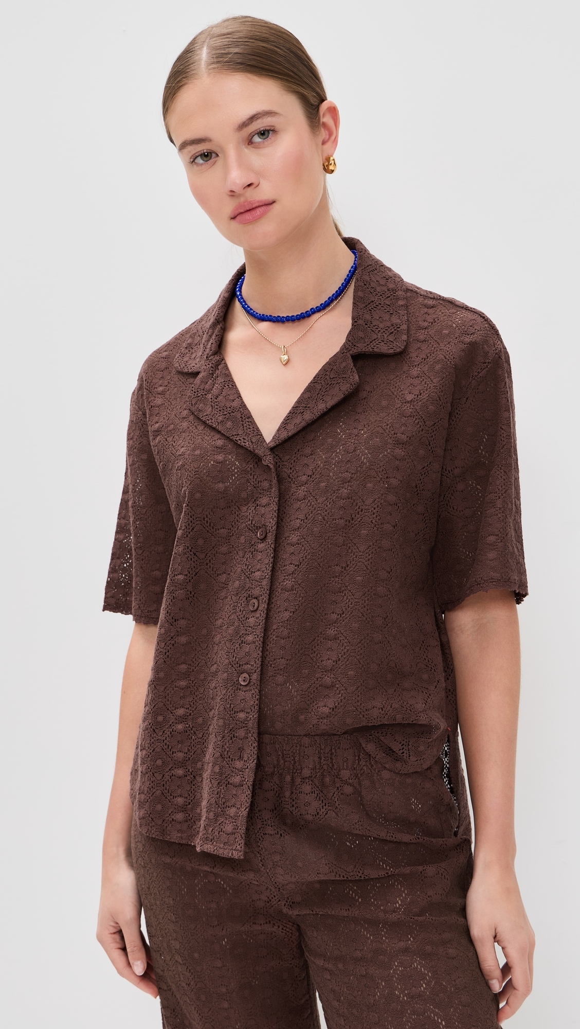 Inez Shirt Walnut
