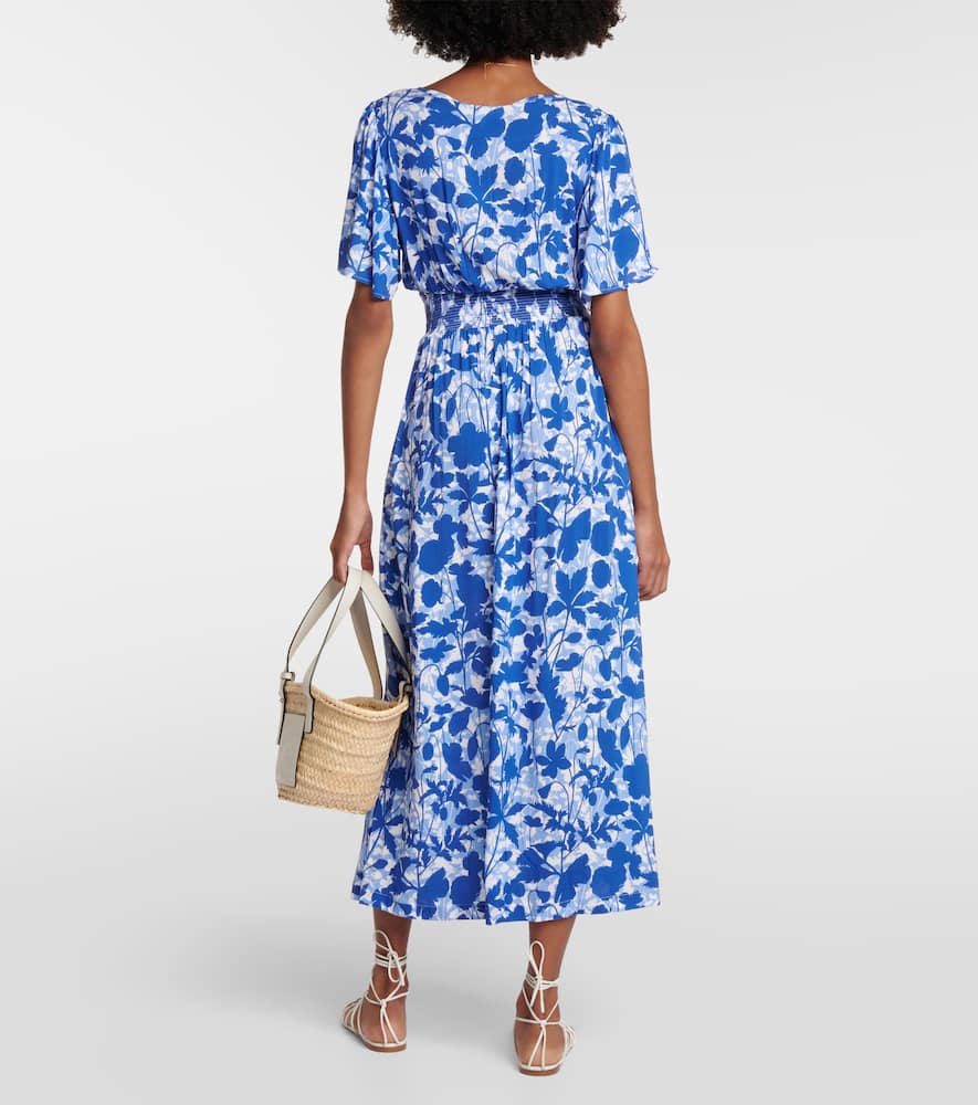 Tuscany floral midi dress