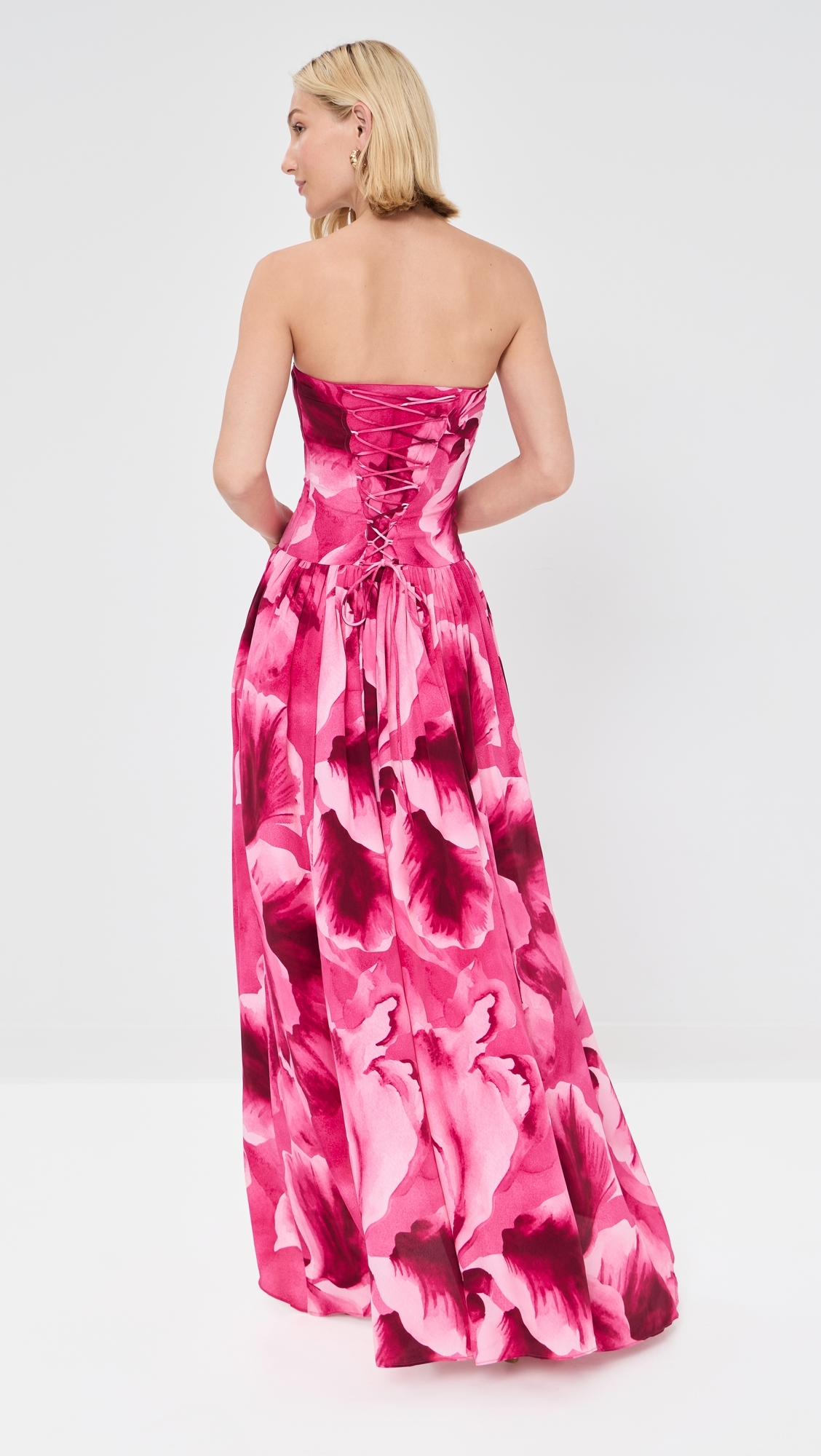 Nayara Midi Dress Watercolor Floral