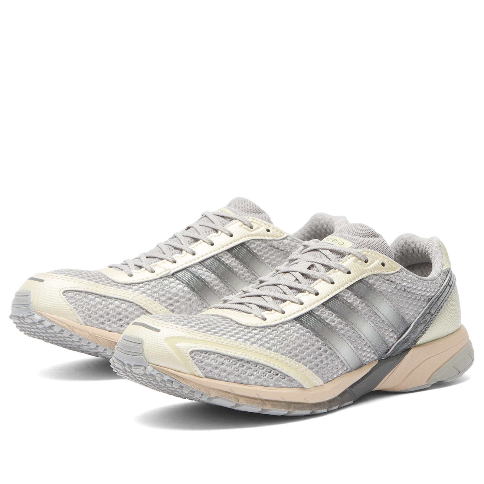 Women's Adizero Adios OG Sneakers Silver Metallic/Grey Four/Ice Gold Metallic
