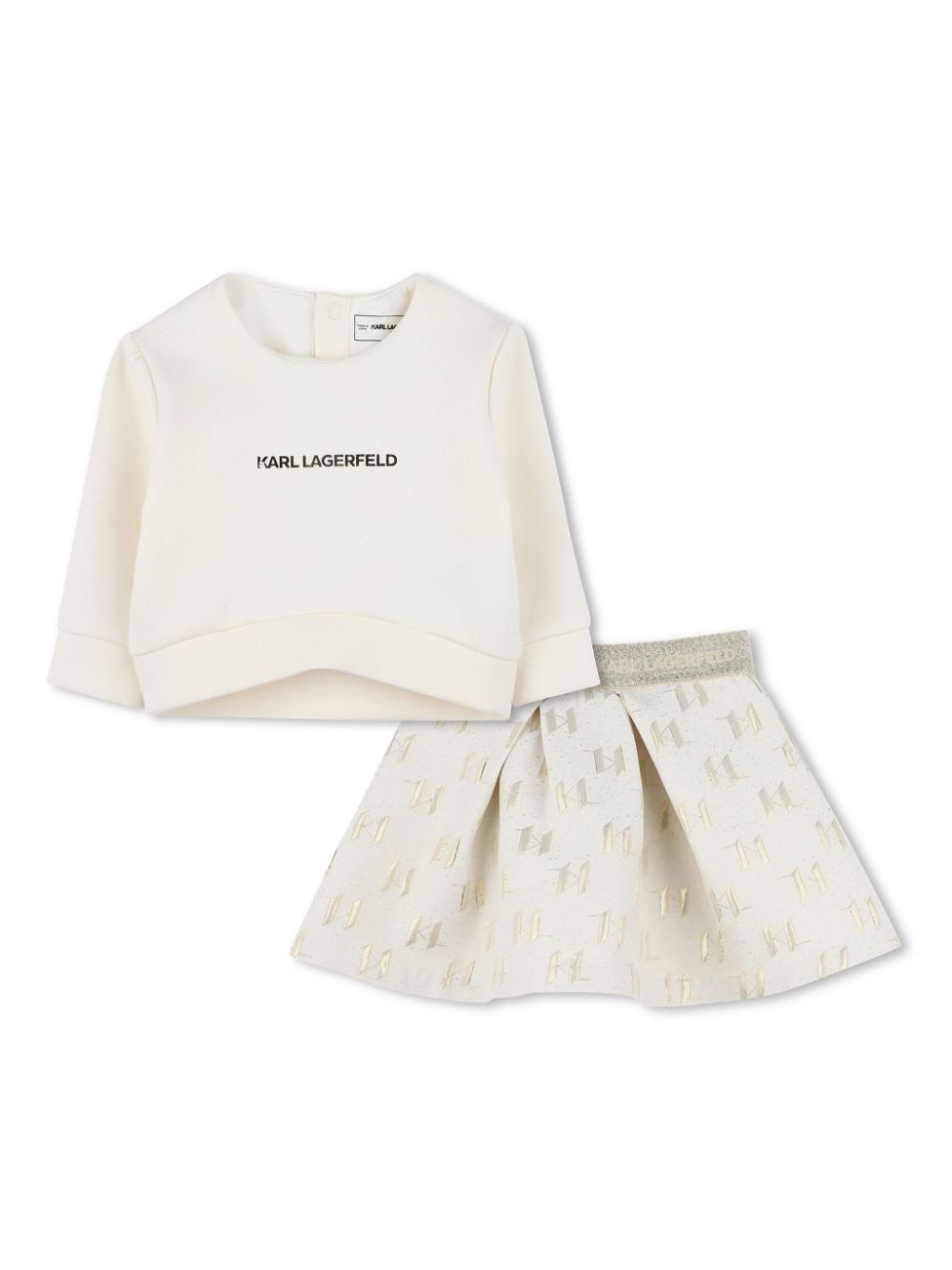 Jersey skirt (set of two) - Neutrals