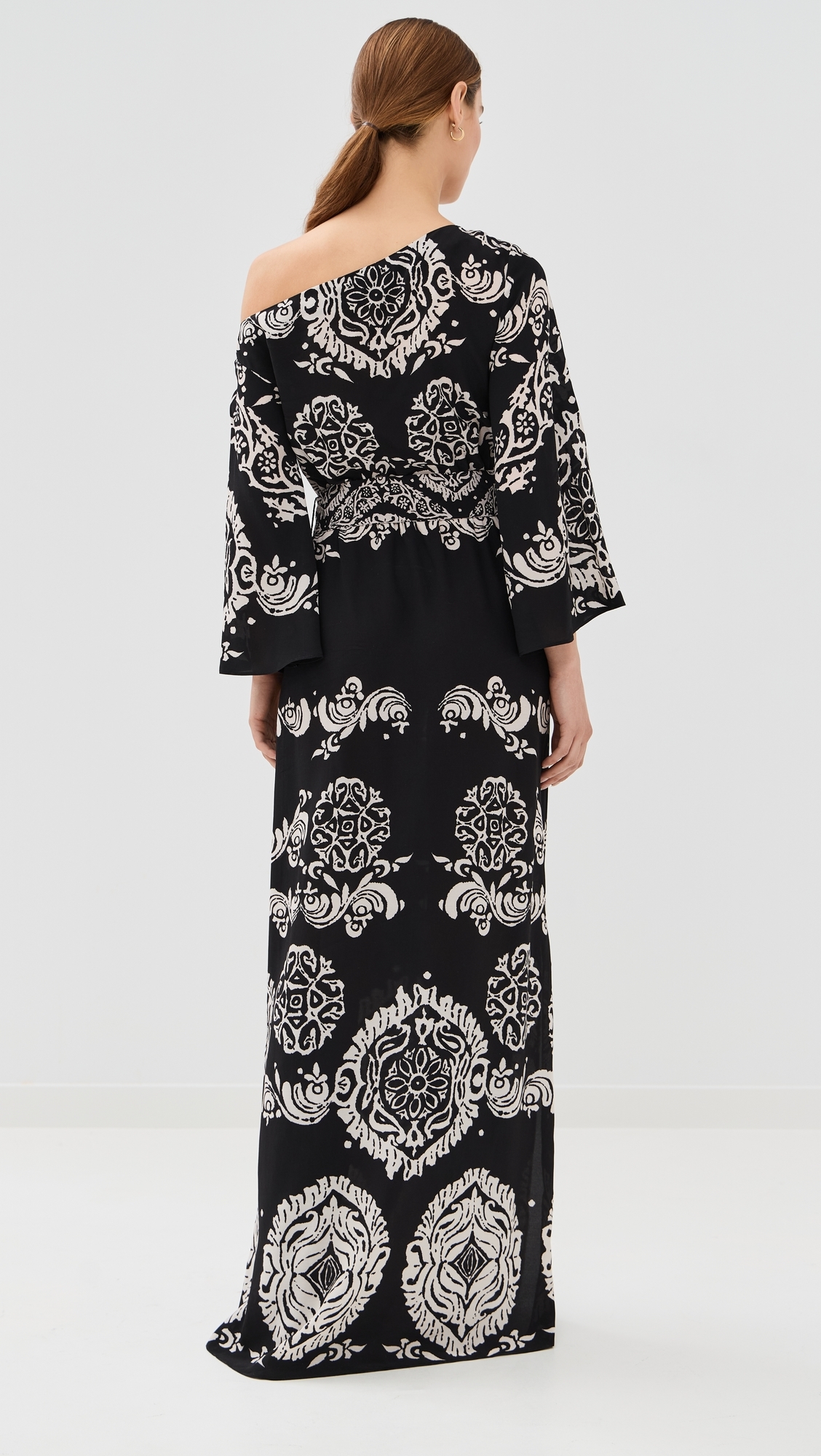 Christy Dress Ornamental Tapestry Onyx Black