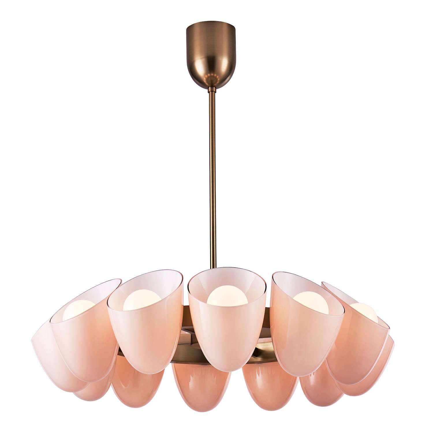 Winter Brass Chandelier from the COCOON Collection