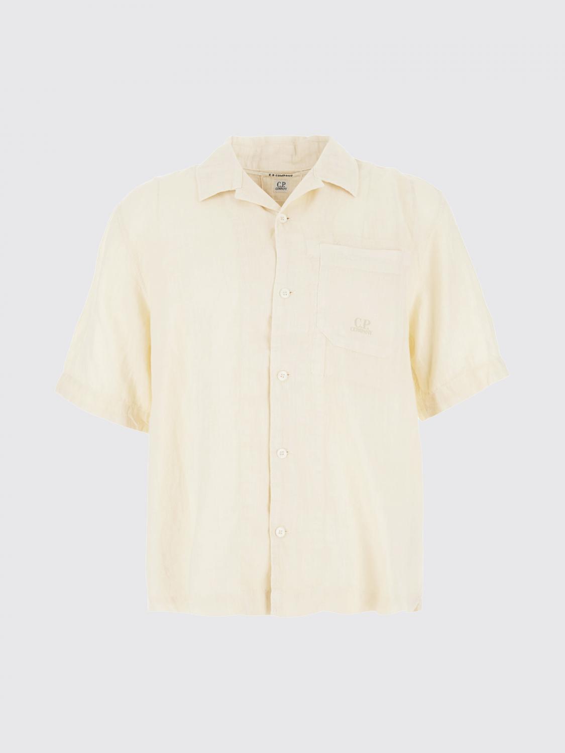 C. P. COMPANY Shirt Men color Beige
