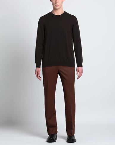 Man Sweater Black Size 42 Cotton