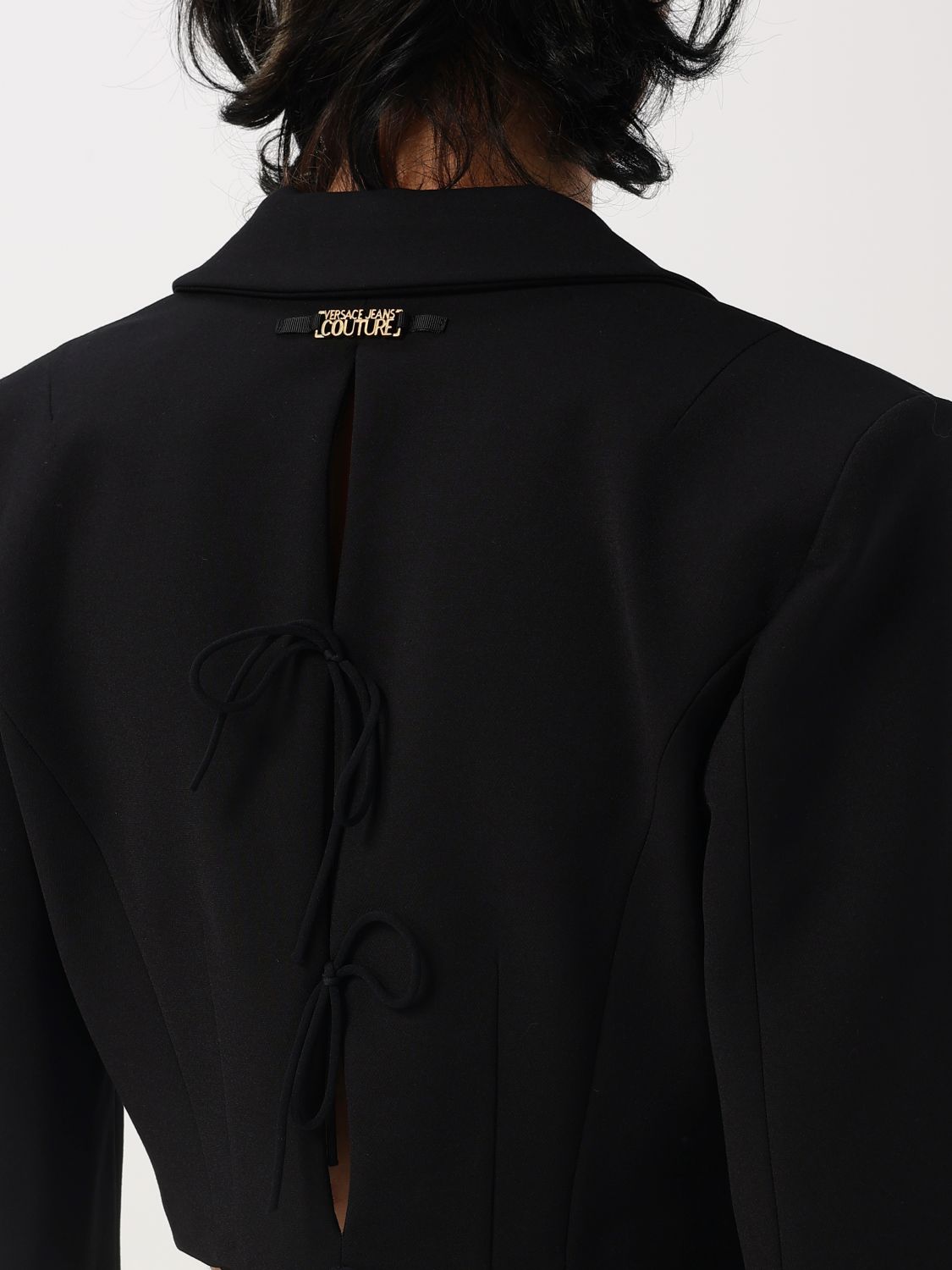 Cropped jacket - Black