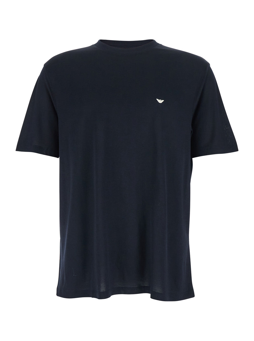 Logo-Embroidered T-Shirt — Navy