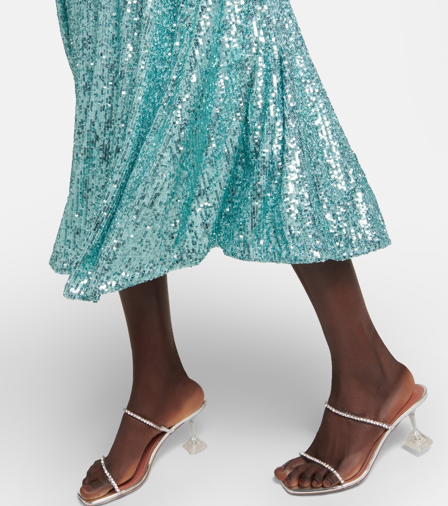 Monique Lhuillier Sequined midi dress