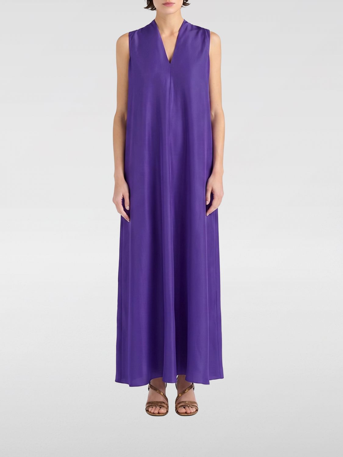 MOMONÌ Dress Woman color Violet