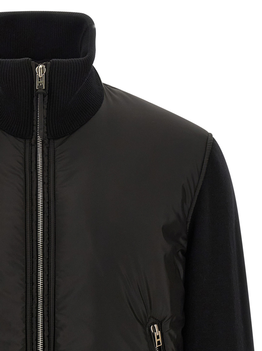 Merino Wool Bomber Jacket