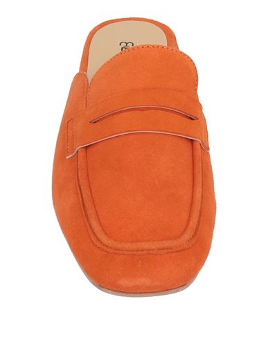 Woman Mules & Clogs Orange Size 8 Leather
