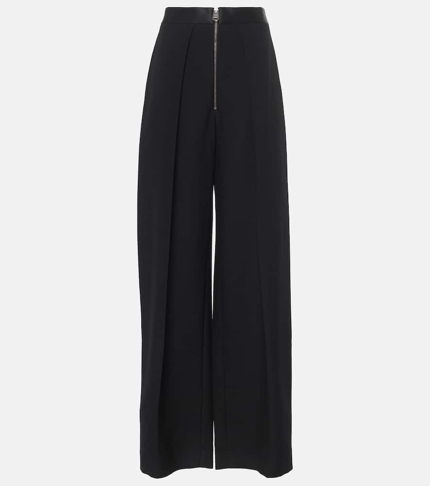Marine wide-leg pants