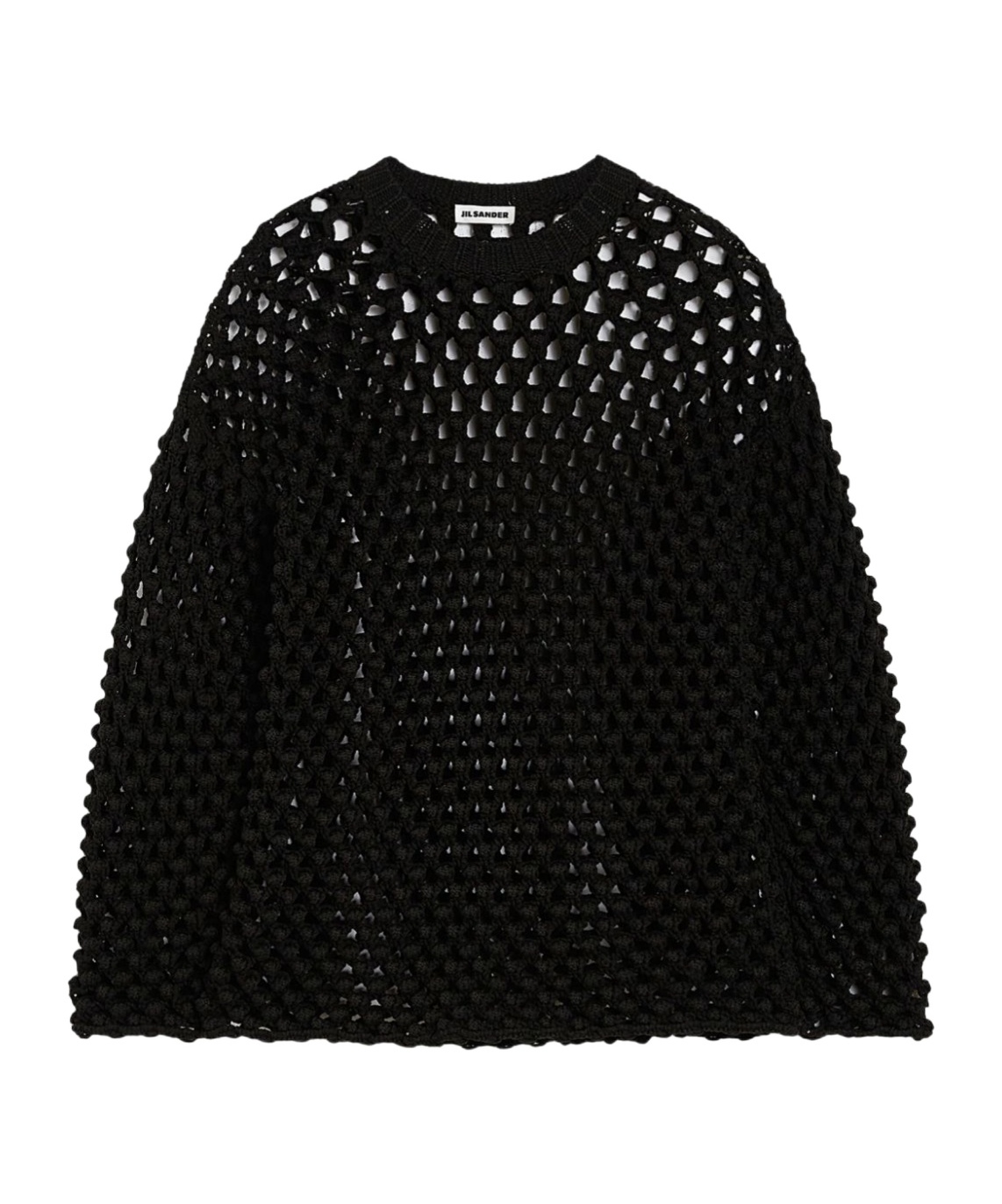 Open knit sweater