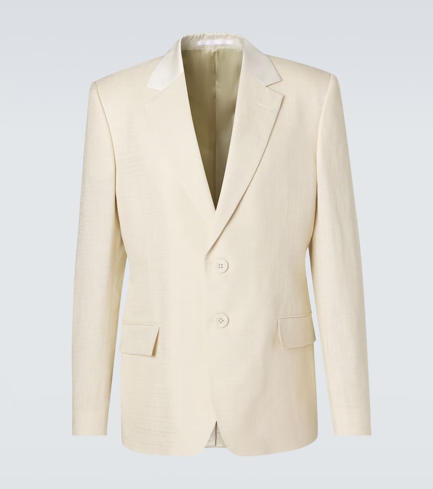 Alto satin-trimmed blazer