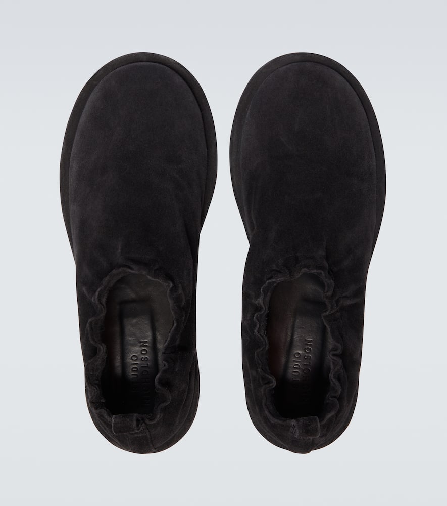 Korine suede slip-on shoes