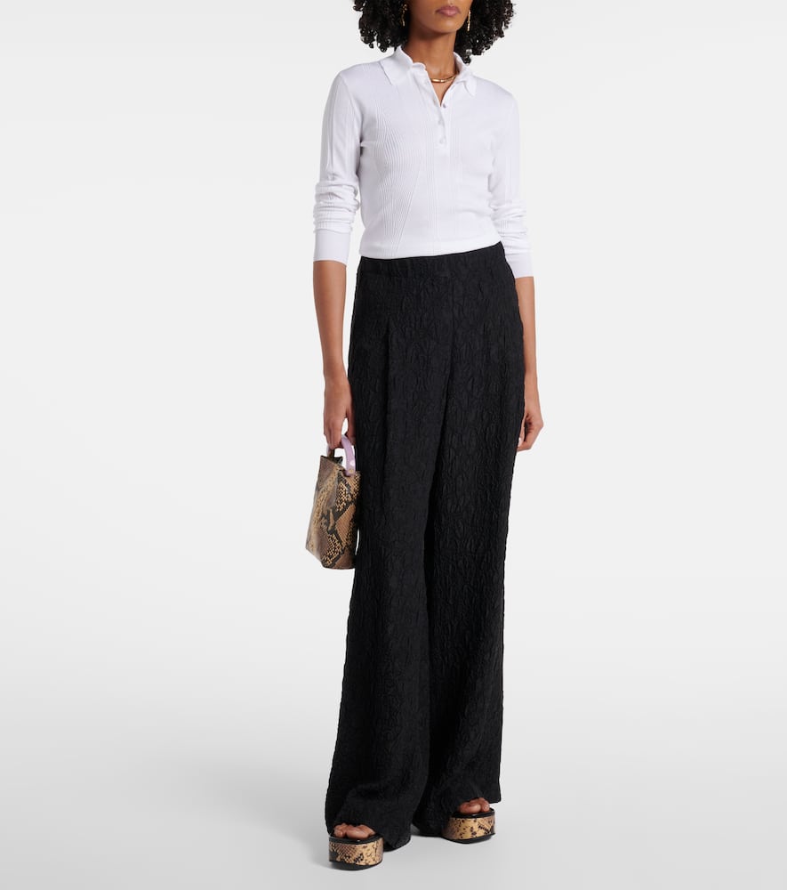 Touria cotton polo sweater