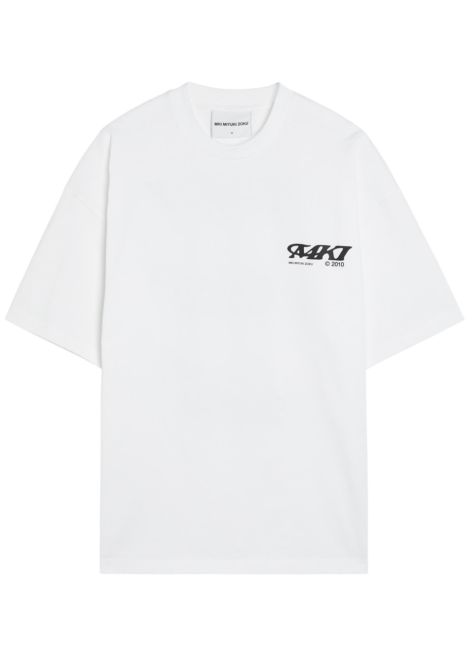 Stack Printed Cotton T-shirt
