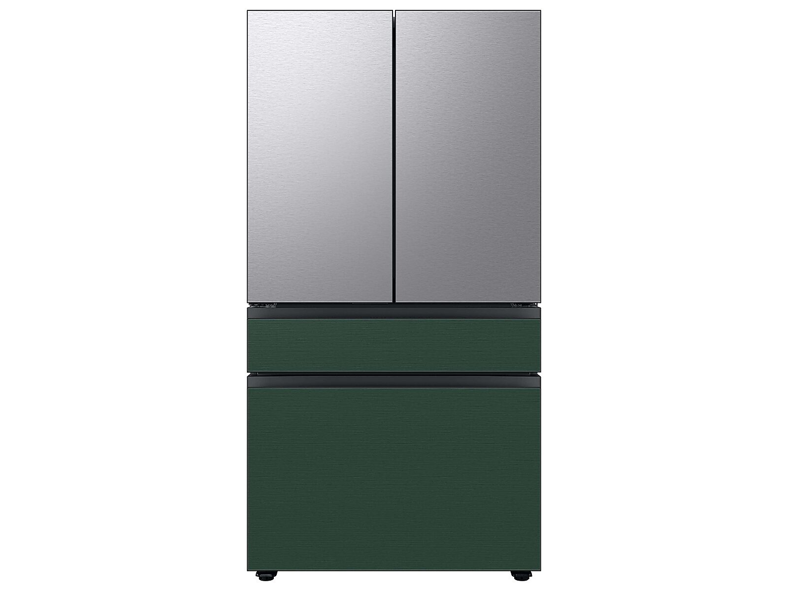 Bespoke 4-Door French Door Refrigerator Panel in Stainless Steel - Top Panel(RA-F18DU4QL/AA)