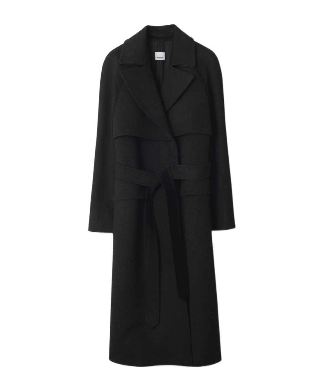 Long Wool Cashmere Trench Coat