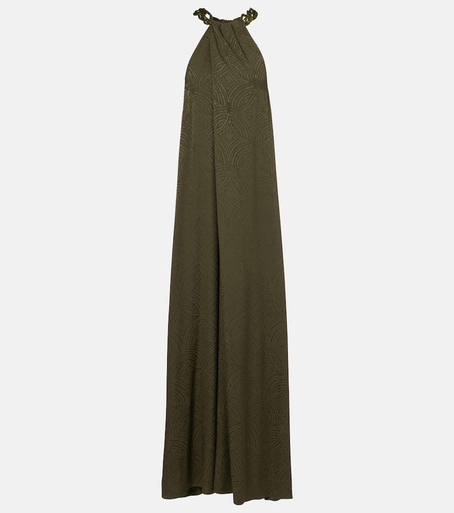 Parc printed silk maxi dress