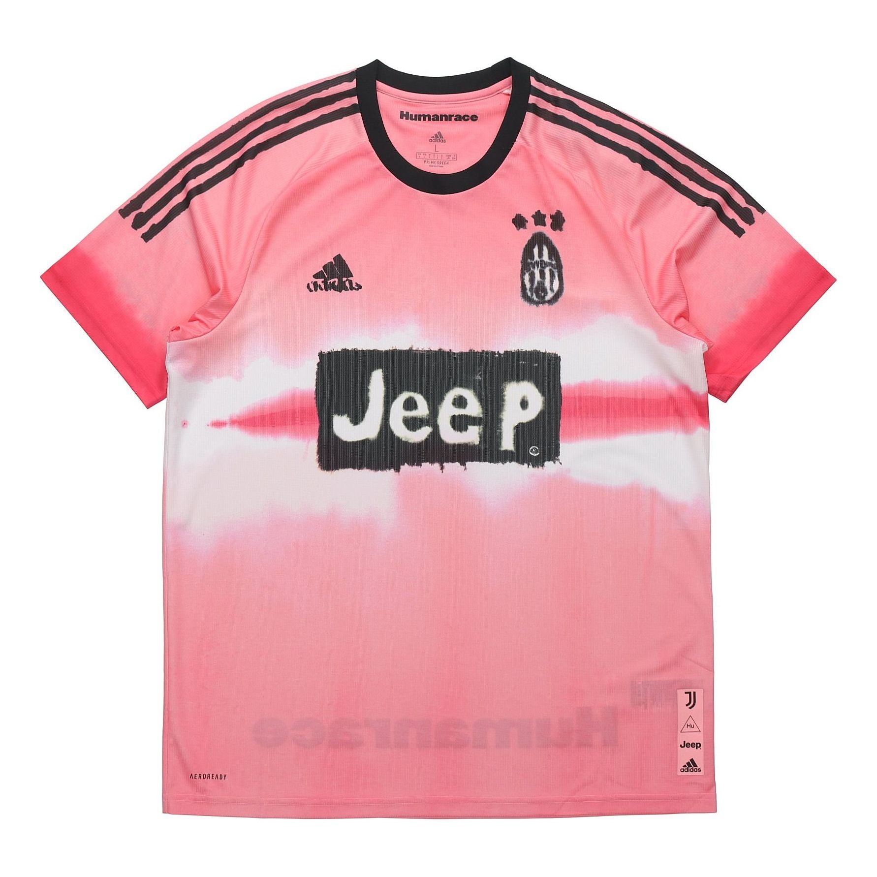 X Human Race Crossover AU Player Edition 20-21 Season Juventus Jersey Pink