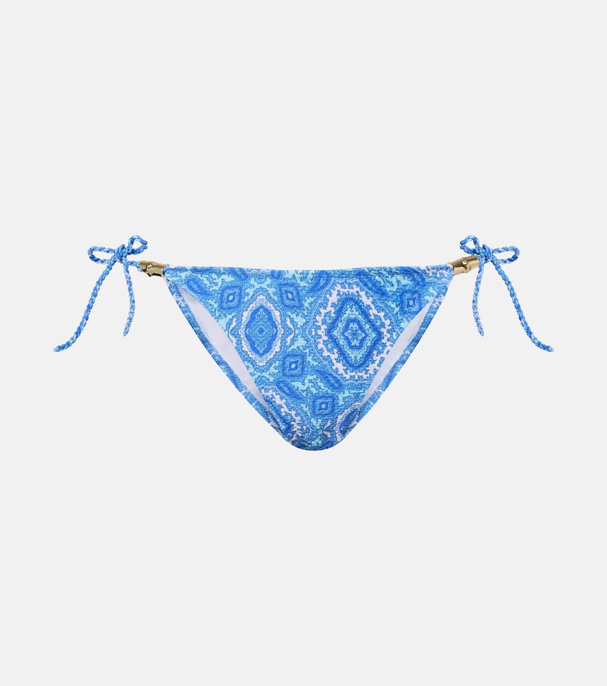 Mykonos printed bikini bottoms