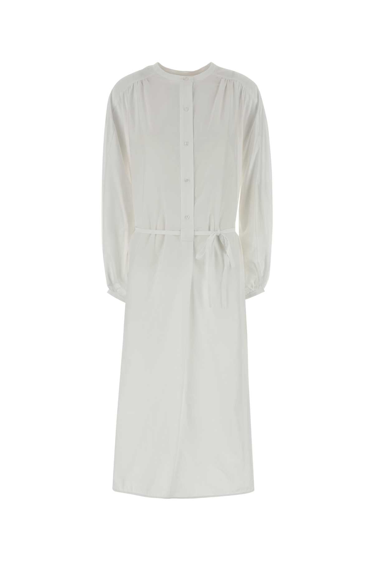 Blouse Shirt Dress — White