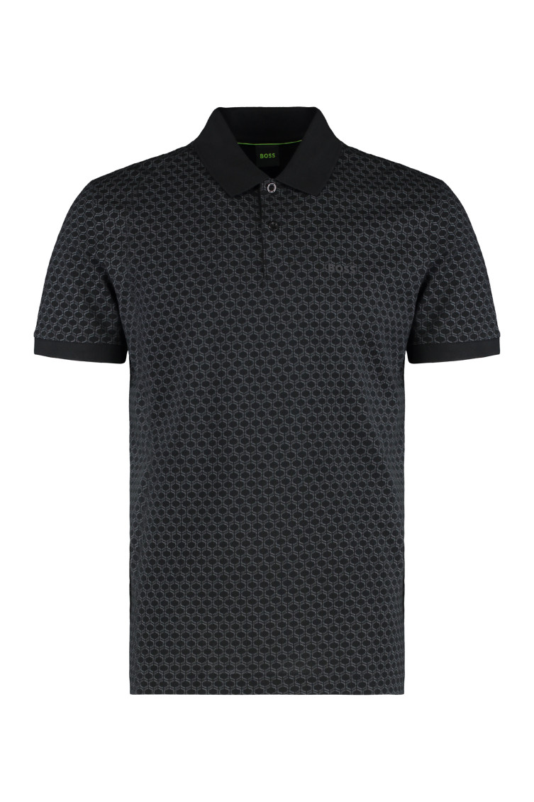Black Shirt Collar Polo