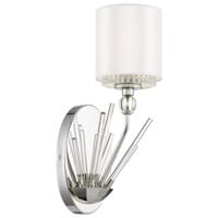 Metropolitan Sutton By Robin Baron Wall Sconce in Polished Nicke