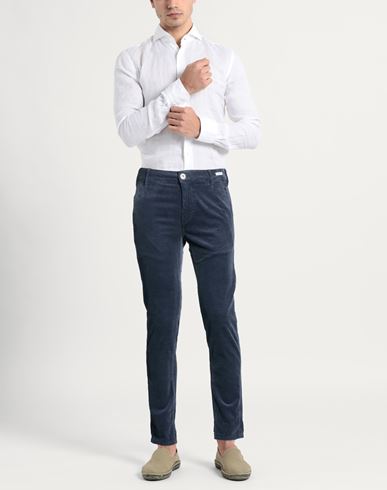 Man Pants Navy Size 29 Cotton, Modal, Elastane