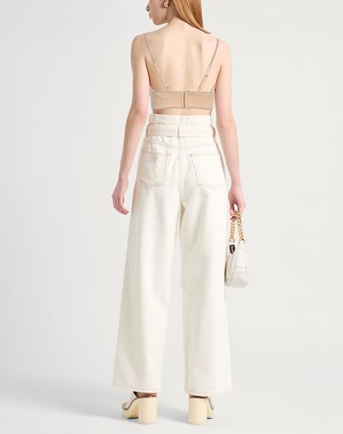 Elisabetta Franchi Woman Top Sand Size 2 Viscose, Elastane