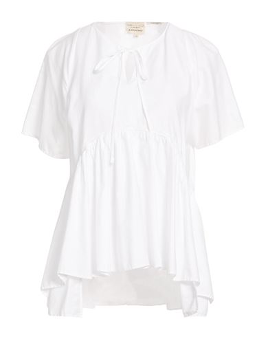 Woman Top White Size 6 Cotton