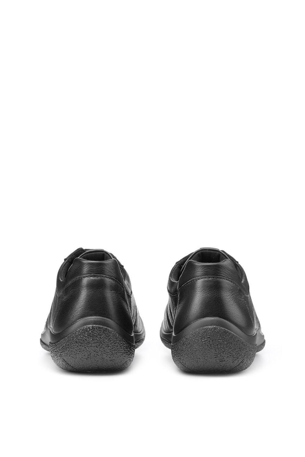 Hotter Women's Wide Fit 'Fearne II' Lace Up Shoes in Black