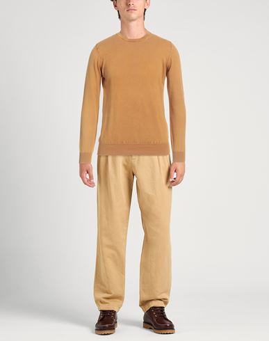 Alpha Studio Man Sweater Marigold Size 40 Cotton