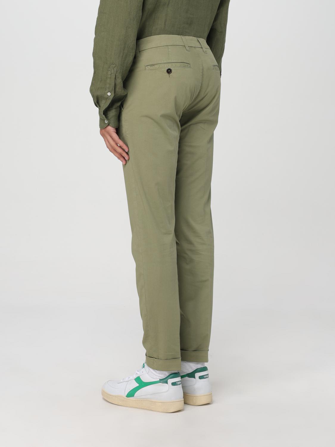 Pants Men color Military