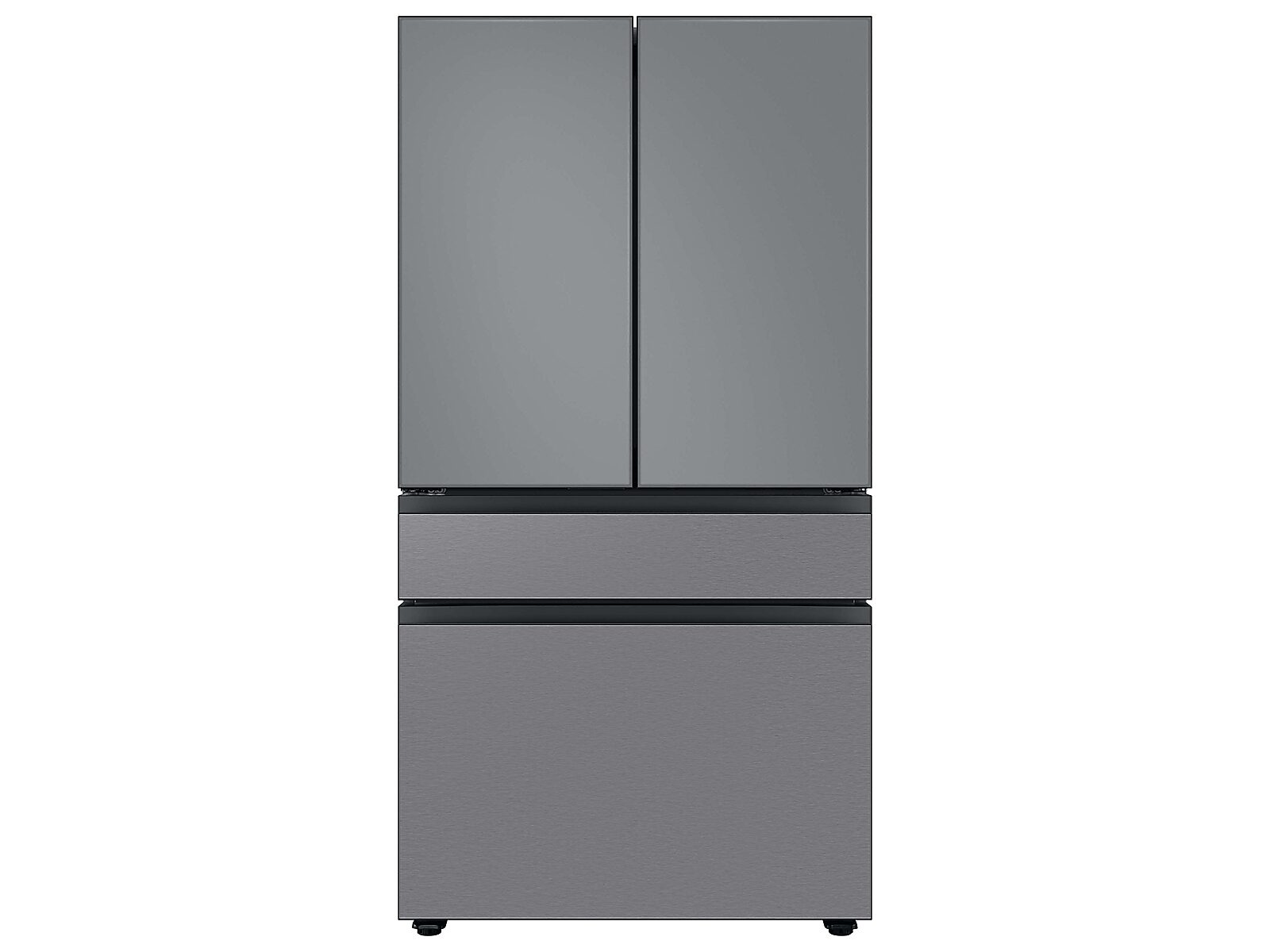 Bespoke 4-Door French Door Refrigerator Panel in Stainless Steel - Middle Panel(RA-F36DMMQL/AA)