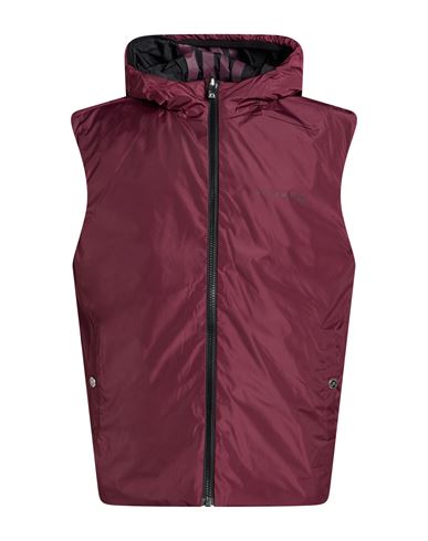 Man Vest Burgundy Size 44 Polyester