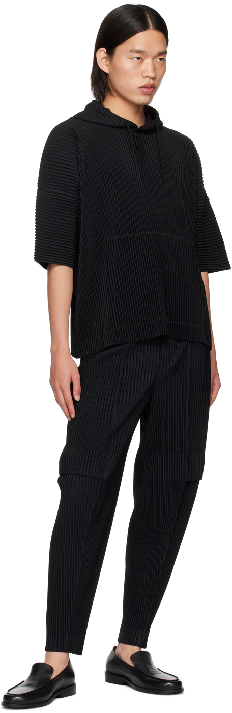 HOMME PLISSÉ ISSEY MIYAKE Black Monthly Color June Hoodie