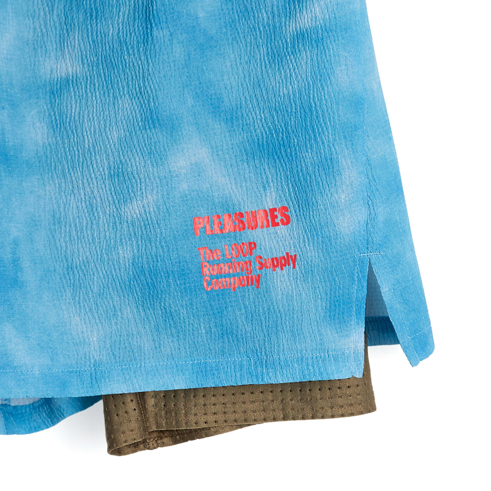 Men's x Pleasures x The Loop Pace Shorts Blizzard