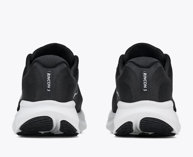 HOKA Women's Rincon 5 Shoes in Black/White