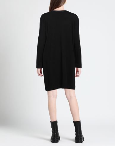 Soallure Woman Mini dress Black Size M Viscose, Polyester, Polyamide