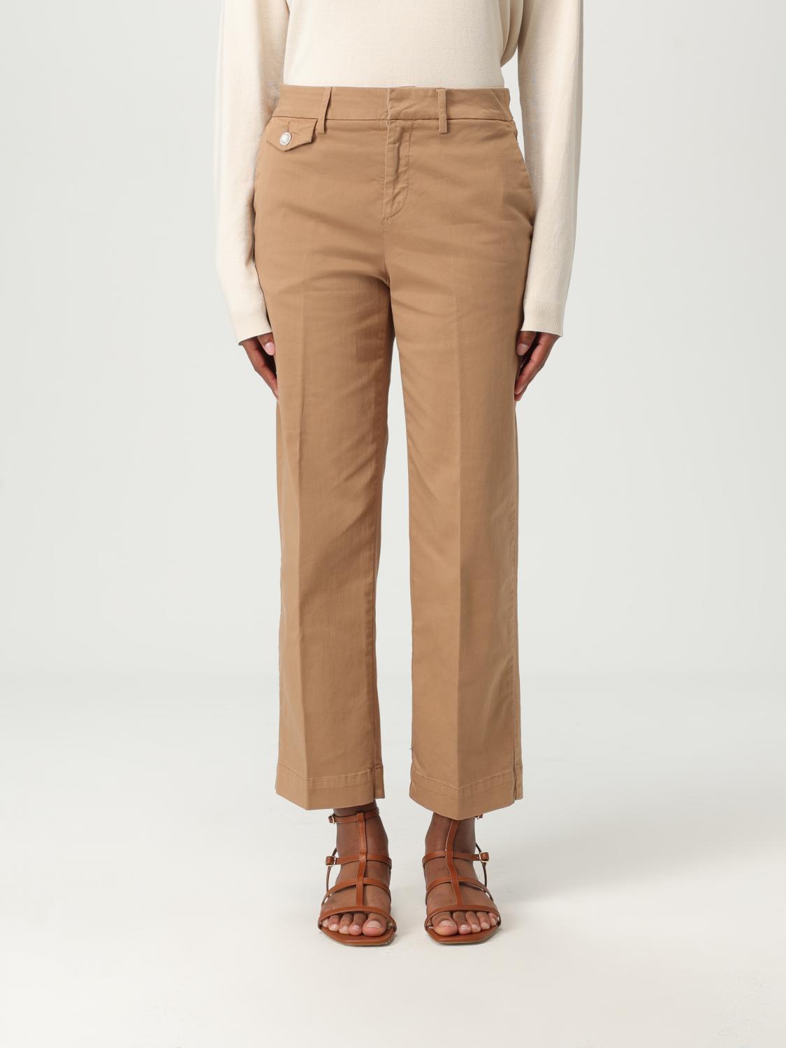 Pants LIU JO Woman color Sand